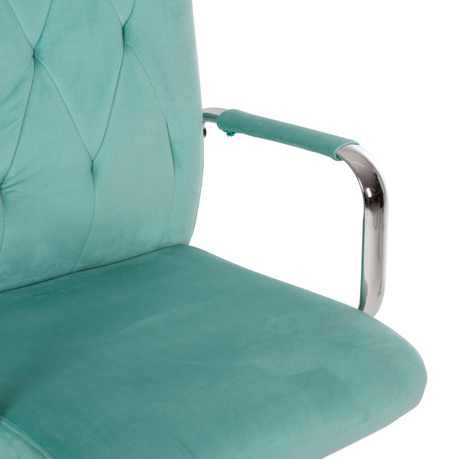 ΚΑΡΕΚΛΑ ΓΡΑΦΕΙΟΥ JOSEF HM1181.08 ΜΕΝΤΑ ΒΕΛΟΥΔΟ-INOX ΒΑΣΗ 58x61x105-113Yεκ. - Pakobazaar