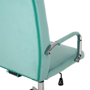 ΚΑΡΕΚΛΑ ΓΡΑΦΕΙΟΥ JOSEF HM1181.08 ΜΕΝΤΑ ΒΕΛΟΥΔΟ-INOX ΒΑΣΗ 58x61x105-113Yεκ. - Pakobazaar