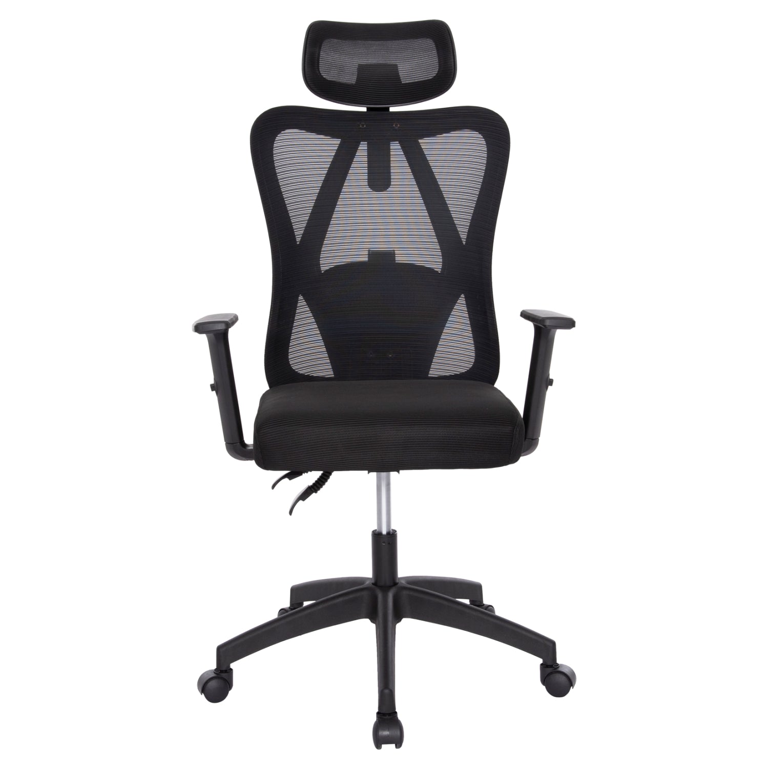 ΚΑΡΕΚΛΑ ΓΡΑΦΕΙΟΥ MEXER HM1195.01 ΜΑΥΡΟ MESH-PP ΒΑΣΗ 68x70x136Υεκ. - Pakobazaar