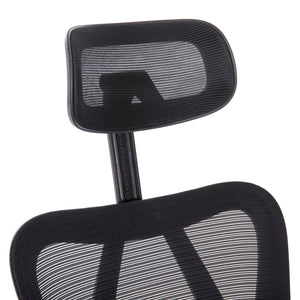 ΚΑΡΕΚΛΑ ΓΡΑΦΕΙΟΥ MEXER HM1195.01 ΜΑΥΡΟ MESH-PP ΒΑΣΗ 68x70x136Υεκ. - Pakobazaar