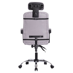 ΚΑΡΕΚΛΑ ΓΡΑΦΕΙΟΥ CRONER HM1196.02 ΓΚΡΙ MESH-ΜΕΤΑΛ.ΒΑΣΗ 58x67x124Υεκ. - Pakobazaar