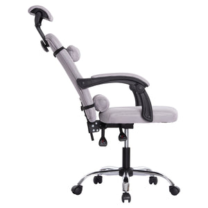 ΚΑΡΕΚΛΑ ΓΡΑΦΕΙΟΥ CRONER HM1196.02 ΓΚΡΙ MESH-ΜΕΤΑΛ.ΒΑΣΗ 58x67x124Υεκ. - Pakobazaar