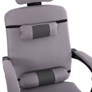 ΚΑΡΕΚΛΑ ΓΡΑΦΕΙΟΥ CRONER HM1196.02 ΓΚΡΙ MESH-ΜΕΤΑΛ.ΒΑΣΗ 58x67x124Υεκ. - Pakobazaar