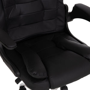 ΚΑΡΕΚΛΑ ΓΡΑΦΕΙΟΥ CANAN HM1201.11 ΜΑΥΡΟ PVC-ΒΑΣΗ ΧΡΩΜΙΟΥ 63x62x93-101Υεκ