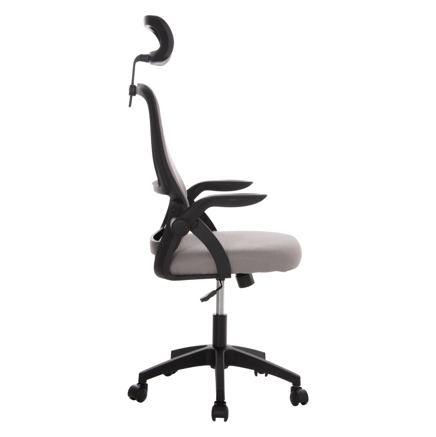 ΚΑΡΕΚΛΑ ΓΡΑΦΕΙΟΥ BLAZER HM1205.05 ΓΚΡΙ MESH-ΜΑΥΡΟΣ ΣΚΕΛΕΤΟΣ 60x58x110-130Υεκ. - Pakobazaar