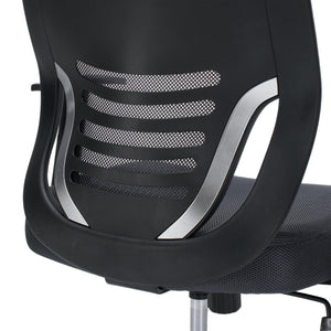 ΚΑΡΕΚΛΑ ΓΡΑΦΕΙΟΥ BRIEF HM1206.02 ΓΚΡΙ MESH--ΒΑΣΗ ΧΡΩΜΙΟΥ 63x64x122Υεκ. - Pakobazaar