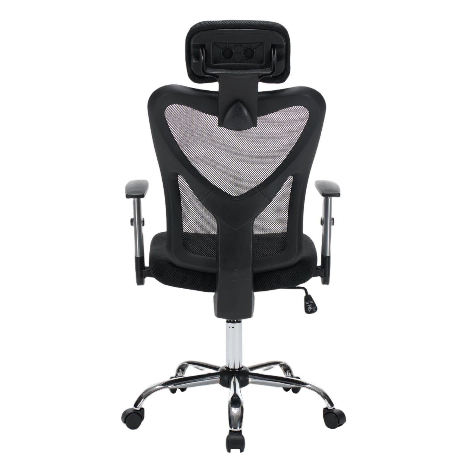 ΚΑΡΕΚΛΑ ΓΡΑΦΕΙΟΥ CUORE HM1207.01 ΜΑΥΡΟΣ ΣΚΕΛΕΤΟΣ-ΜΑΥΡΟ MESH 63x61x125Υεκ - Pakobazaar