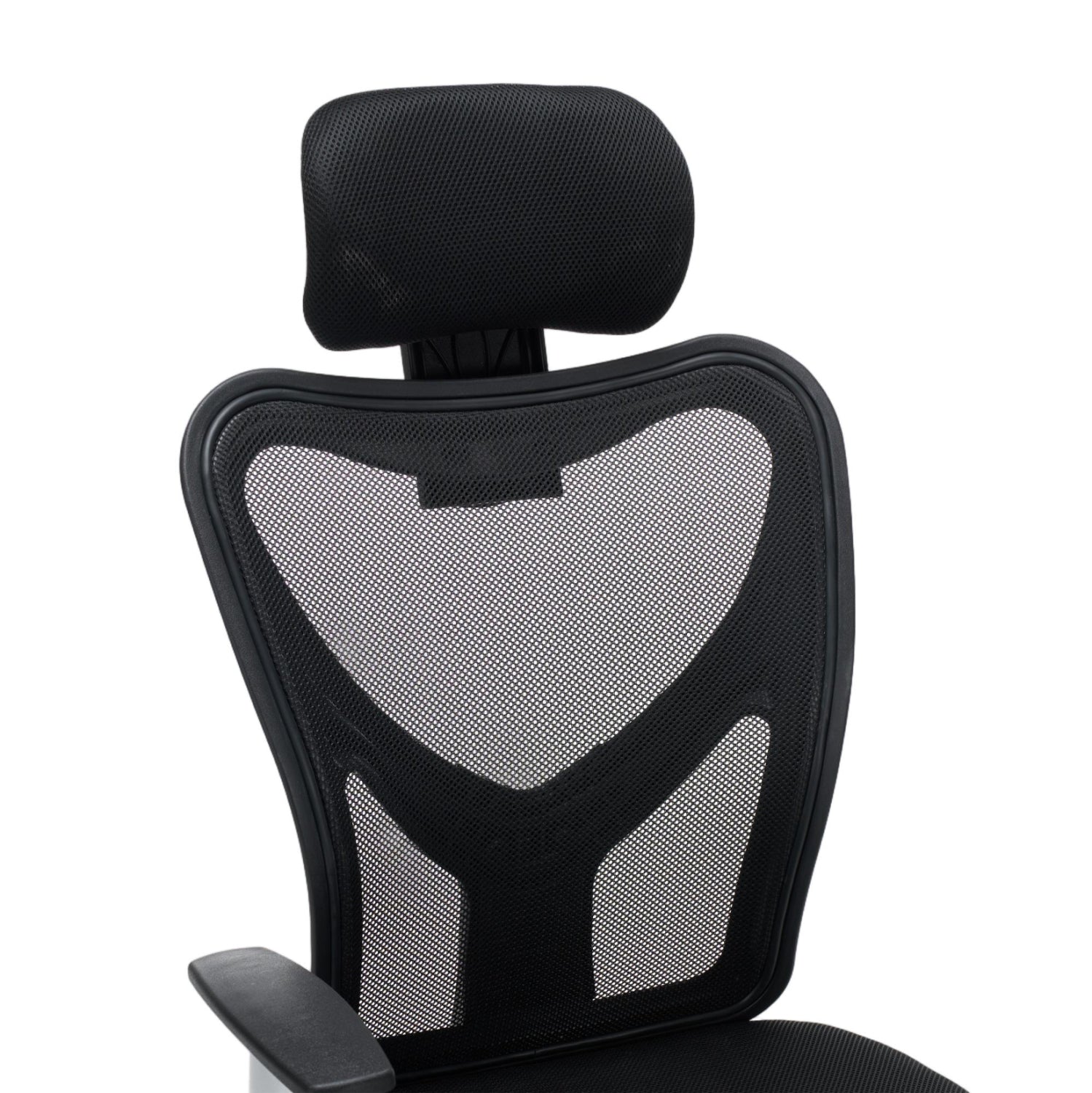 ΚΑΡΕΚΛΑ ΓΡΑΦΕΙΟΥ CUORE HM1207.01 ΜΑΥΡΟΣ ΣΚΕΛΕΤΟΣ-ΜΑΥΡΟ MESH 63x61x125Υεκ - Pakobazaar