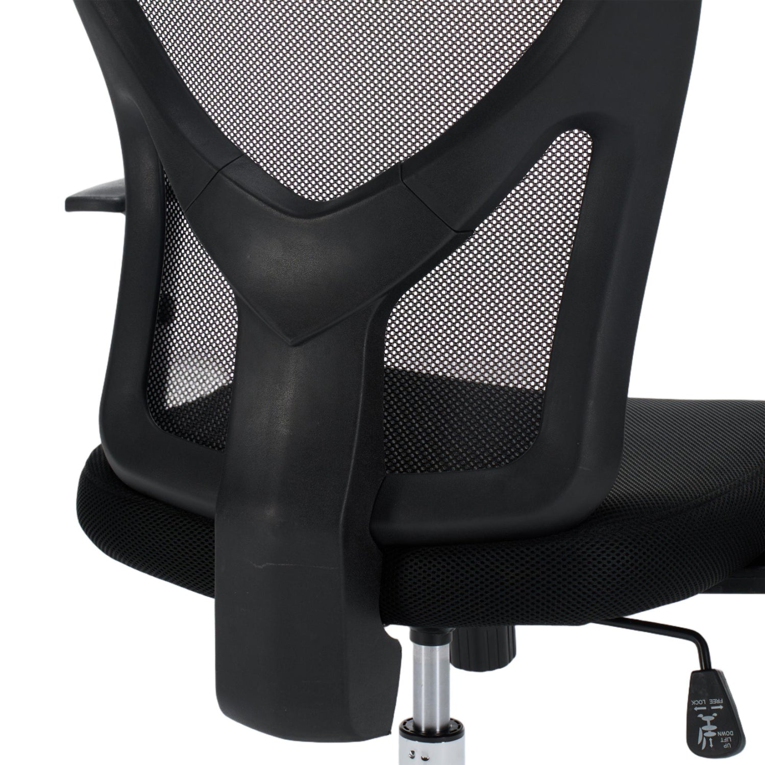 ΚΑΡΕΚΛΑ ΓΡΑΦΕΙΟΥ CUORE HM1207.01 ΜΑΥΡΟΣ ΣΚΕΛΕΤΟΣ-ΜΑΥΡΟ MESH 63x61x125Υεκ - Pakobazaar