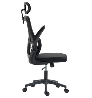 ΚΑΡΕΚΛΑ ΓΡΑΦΕΙΟΥ KESI HM1222.01 ΜΑΥΡO MESH & PP 52x50x122Υεκ. - Pakobazaar