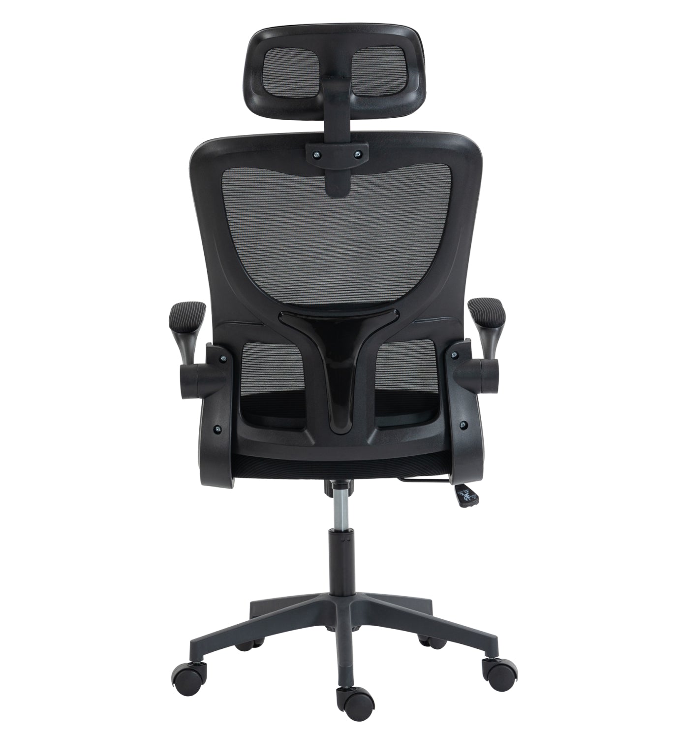 ΚΑΡΕΚΛΑ ΓΡΑΦΕΙΟΥ KESI HM1222.01 ΜΑΥΡO MESH & PP 52x50x122Υεκ. - Pakobazaar