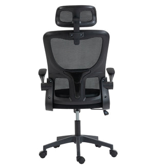ΚΑΡΕΚΛΑ ΓΡΑΦΕΙΟΥ KESI HM1222.01 ΜΑΥΡO MESH & PP 52x50x122Υεκ. - Pakobazaar