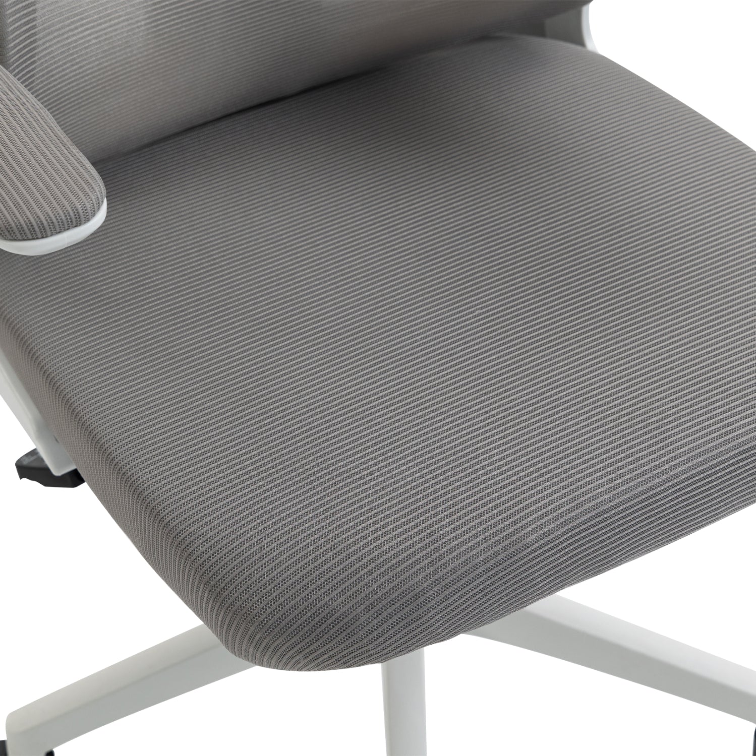 ΚΑΡΕΚΛΑ ΓΡΑΦΕΙΟΥ KESI HM1222.02 ΑΝΟΙΧΤΟ ΓΚΡΙ MESH--ΛΕΥΚΟ PP 52x50x122Υεκ. - Pakobazaar