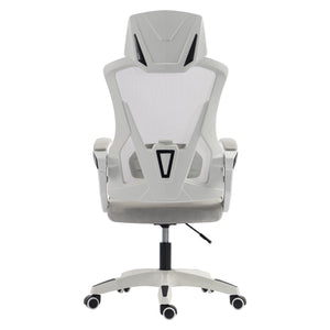 ΚΑΡΕΚΛΑ ΓΡΑΦΕΙΟΥ SALAS HM1223.02 P.P. ΛΕΥΚΟ-ΓΚΡΙ MESH ΥΦΑΣΜΑ 60x60x118-128Υεκ - Pakobazaar