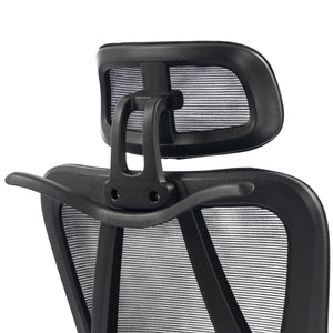 ΚΑΡΕΚΛΑ ΓΡΑΦΕΙΟΥ FRANTIC HM1224.01 ΜΑΥΡO MESH & ΠΟΛΥΠΡΟΠΥΛΕΝΙΟ 60x60x134Υεκ - Pakobazaar