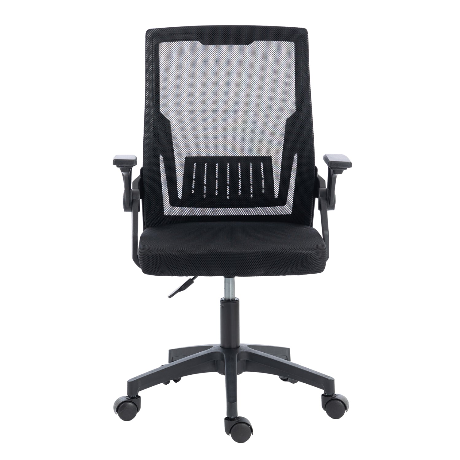 ΚΑΡΕΚΛΑ ΓΡΑΦΕΙΟΥ ZENITH HM1225.01 PP & MESH ΥΦΑΣΜΑ--ΜΑΥΡΟ 60x60x92-100Υεκ - Pakobazaar