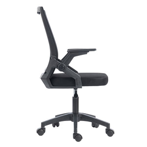 ΚΑΡΕΚΛΑ ΓΡΑΦΕΙΟΥ ZENITH HM1225.01 PP & MESH ΥΦΑΣΜΑ--ΜΑΥΡΟ 60x60x92-100Υεκ - Pakobazaar