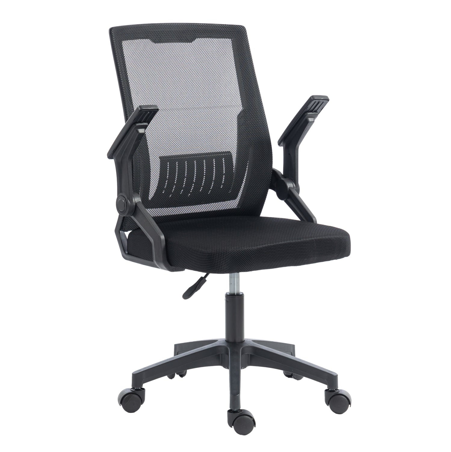 ΚΑΡΕΚΛΑ ΓΡΑΦΕΙΟΥ ZENITH HM1225.01 PP & MESH ΥΦΑΣΜΑ--ΜΑΥΡΟ 60x60x92-100Υεκ - Pakobazaar