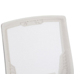 ΚΑΡΕΚΛΑ ΓΡΑΦΕΙΟΥ ZENITH HM1225.02 ΛΕΥΚΟ PP--ΑΝΟΙΧΤΟ ΓΚΡΙ MESH 60x60x92-100Υεκ - Pakobazaar