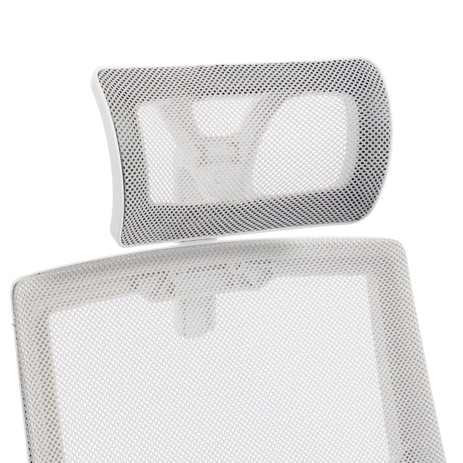 ΚΑΡΕΚΛΑ ΓΡΑΦΕΙΟΥ MATRON HM1226.02 ΛΕΥΚΟ PP--ΑΝΟΙΧΤΟ ΓΚΡΙ MESH 47x47x128Υεκ - Pakobazaar