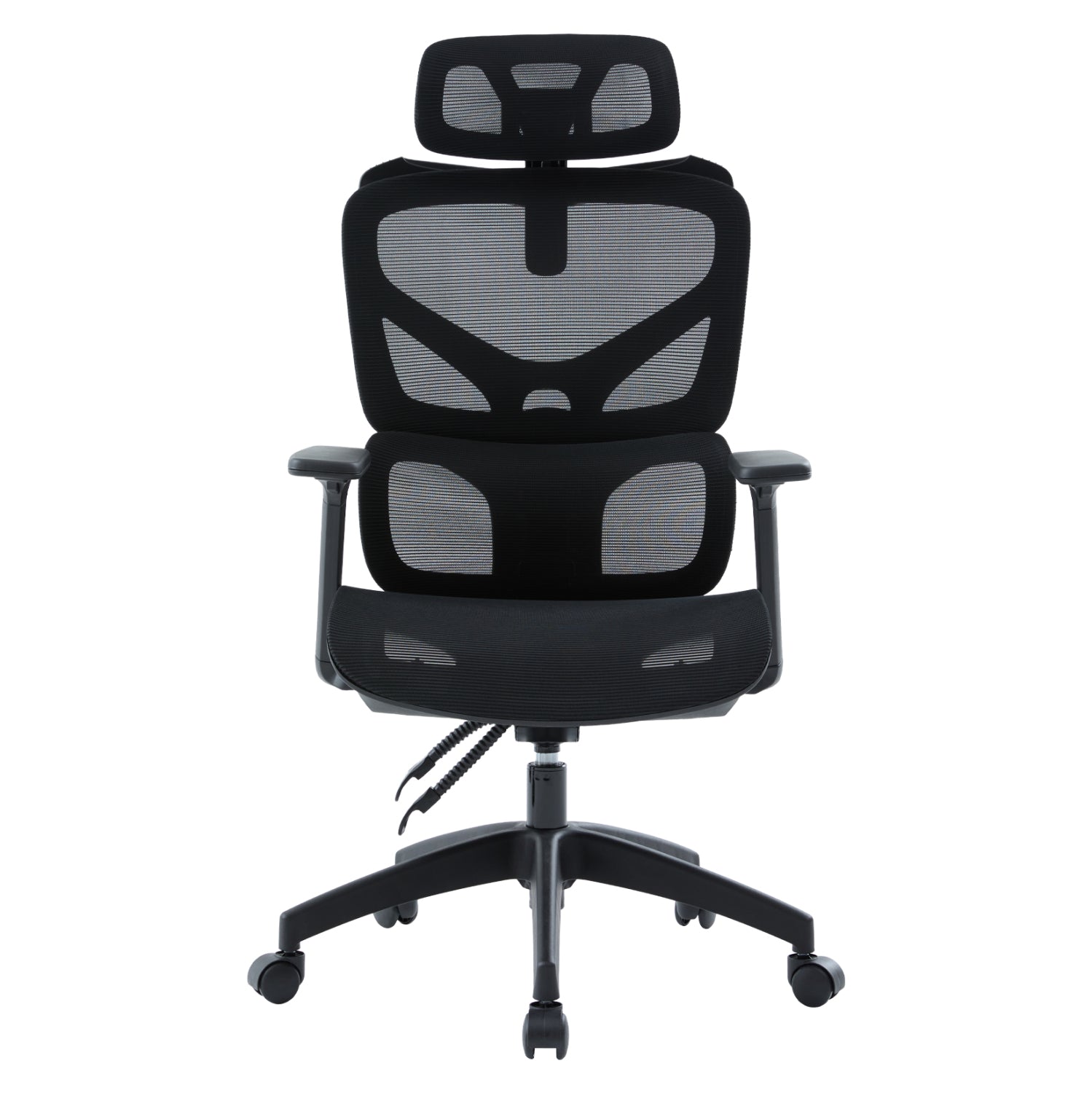 ΚΑΡΕΚΛΑ ΓΡΑΦΕΙΟΥ APEX HM1227.01 ΜΑΥΡO MESH & PP 68x68x120-130Υεκ - Pakobazaar