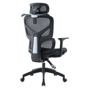 ΚΑΡΕΚΛΑ ΓΡΑΦΕΙΟΥ APEX HM1227.01 ΜΑΥΡO MESH & PP 68x68x120-130Υεκ - Pakobazaar