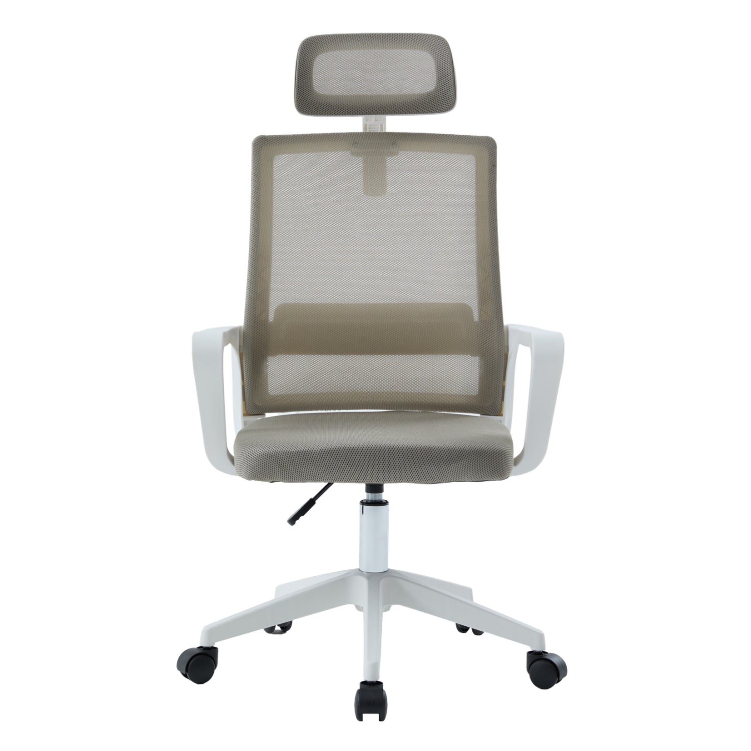 ΚΑΡΕΚΛΑ ΓΡΑΦΕΙΟΥ VELOCITY HM1229.02 ΛΕΥΚΟ PP--ΑΝΟΙΧΤΟ ΓΚΡΙ MESH 61x62x123Υεκ - Pakobazaar