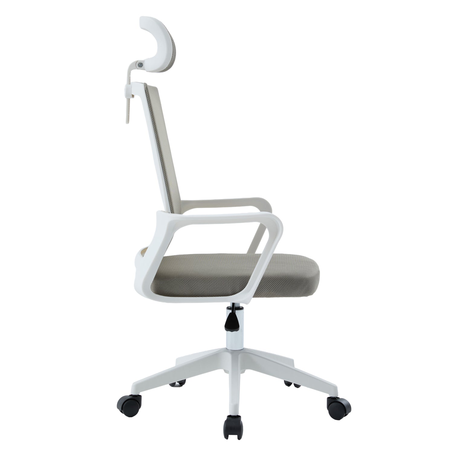 ΚΑΡΕΚΛΑ ΓΡΑΦΕΙΟΥ VELOCITY HM1229.02 ΛΕΥΚΟ PP--ΑΝΟΙΧΤΟ ΓΚΡΙ MESH 61x62x123Υεκ - Pakobazaar