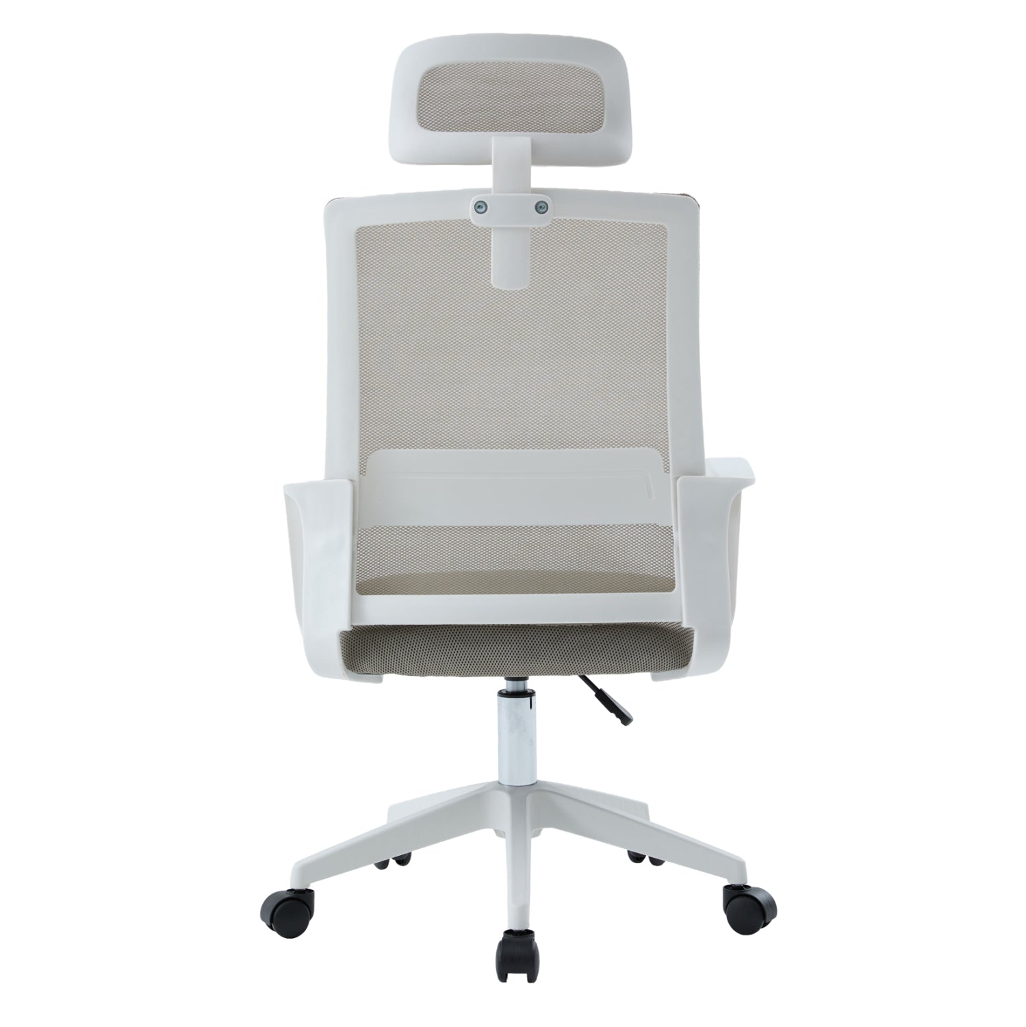 ΚΑΡΕΚΛΑ ΓΡΑΦΕΙΟΥ VELOCITY HM1229.02 ΛΕΥΚΟ PP--ΑΝΟΙΧΤΟ ΓΚΡΙ MESH 61x62x123Υεκ - Pakobazaar