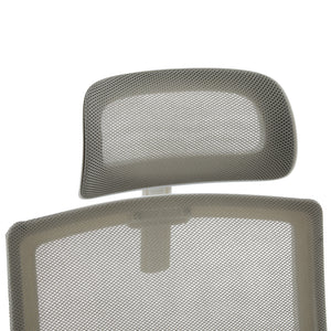 ΚΑΡΕΚΛΑ ΓΡΑΦΕΙΟΥ VELOCITY HM1229.02 ΛΕΥΚΟ PP--ΑΝΟΙΧΤΟ ΓΚΡΙ MESH 61x62x123Υεκ - Pakobazaar