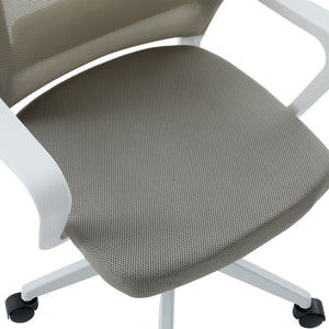 ΚΑΡΕΚΛΑ ΓΡΑΦΕΙΟΥ VELOCITY HM1229.02 ΛΕΥΚΟ PP--ΑΝΟΙΧΤΟ ΓΚΡΙ MESH 61x62x123Υεκ - Pakobazaar