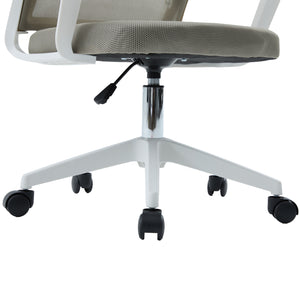 ΚΑΡΕΚΛΑ ΓΡΑΦΕΙΟΥ VELOCITY HM1229.02 ΛΕΥΚΟ PP--ΑΝΟΙΧΤΟ ΓΚΡΙ MESH 61x62x123Υεκ - Pakobazaar