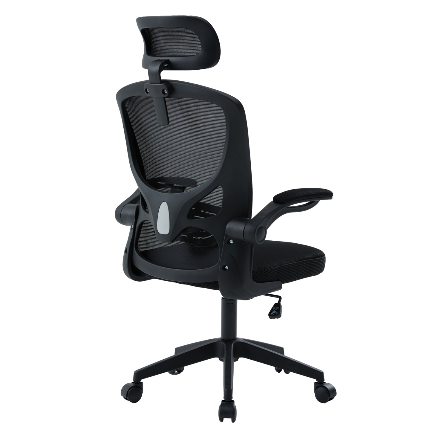 ΚΑΡΕΚΛΑ ΓΡΑΦΕΙΟΥ FLOATER HM1230.01 ΜΑΥΡO MESH & PP 62x62x106-116Υεκ - Pakobazaar