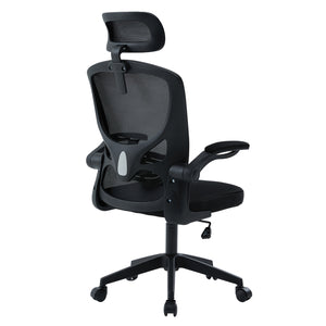 ΚΑΡΕΚΛΑ ΓΡΑΦΕΙΟΥ FLOATER HM1230.01 ΜΑΥΡO MESH & PP 62x62x106-116Υεκ - Pakobazaar