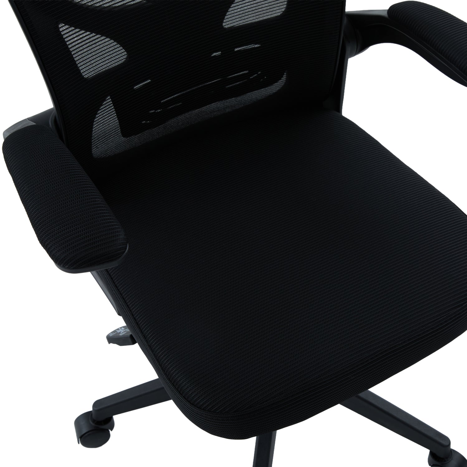 ΚΑΡΕΚΛΑ ΓΡΑΦΕΙΟΥ FLOATER HM1230.01 ΜΑΥΡO MESH & PP 62x62x106-116Υεκ - Pakobazaar