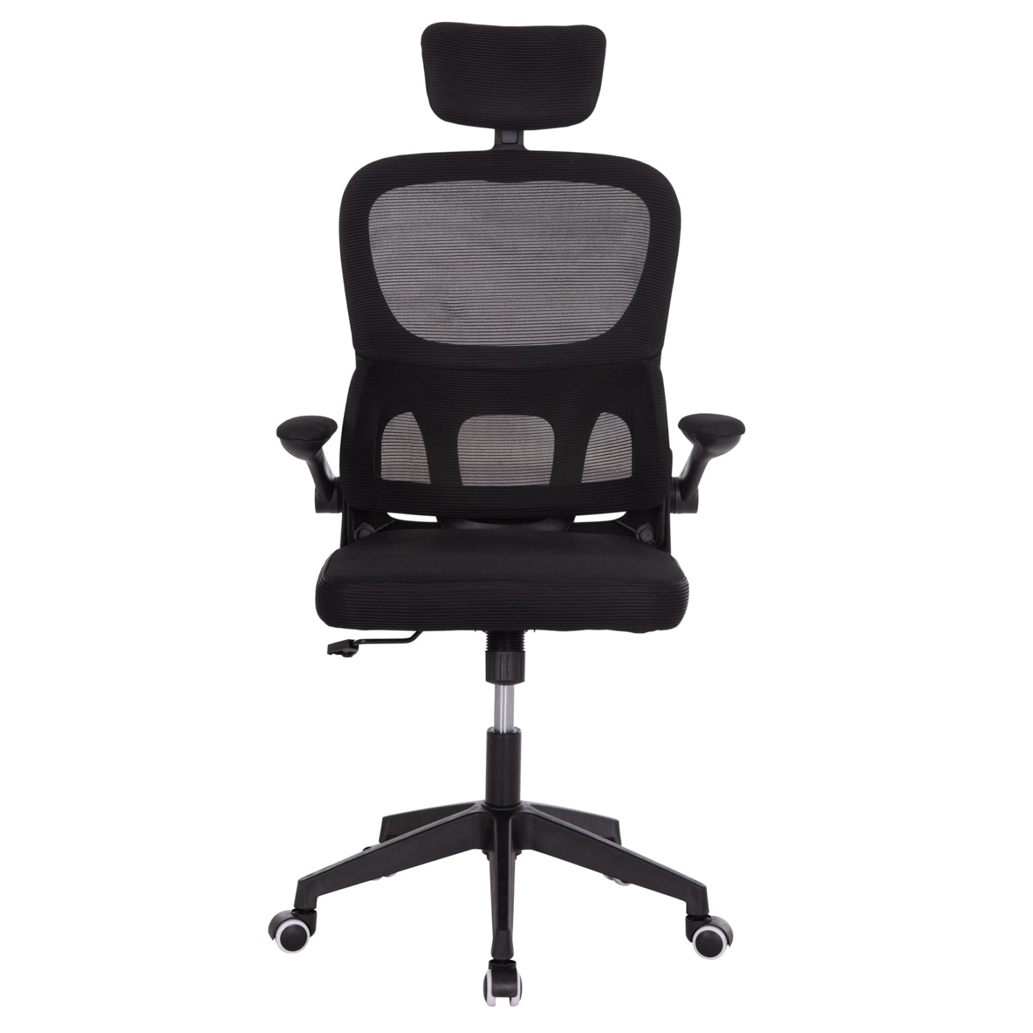 ΚΑΡΕΚΛΑ ΓΡΑΦΕΙΟΥ BASTON HM18236.01 ΜΑΥΡΟ MESH & PP ΣΚΕΛΕΤΟΣ 64x60x117-127Υεκ. - Pakobazaar