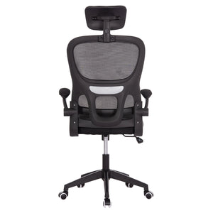 ΚΑΡΕΚΛΑ ΓΡΑΦΕΙΟΥ BASTON HM18236.01 ΜΑΥΡΟ MESH & PP ΣΚΕΛΕΤΟΣ 64x60x117-127Υεκ. - Pakobazaar
