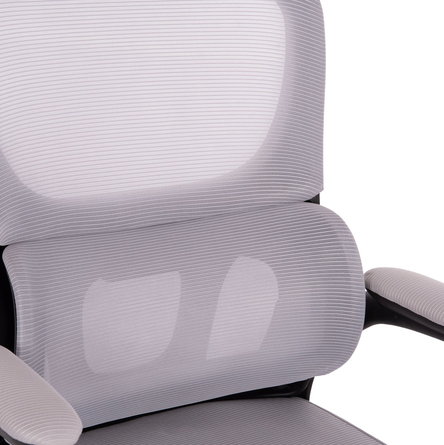 ΚΑΡΕΚΛΑ ΓΡΑΦΕΙΟΥ BASTON HM18236.02 ΓΚΡΙ MESH & ΜΑΥΡΟ PP ΣΚΕΛΕΤΟΣ 64x60x127Υεκ. - Pakobazaar