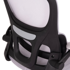 ΚΑΡΕΚΛΑ ΓΡΑΦΕΙΟΥ BASTON HM18236.02 ΓΚΡΙ MESH & ΜΑΥΡΟ PP ΣΚΕΛΕΤΟΣ 64x60x127Υεκ. - Pakobazaar