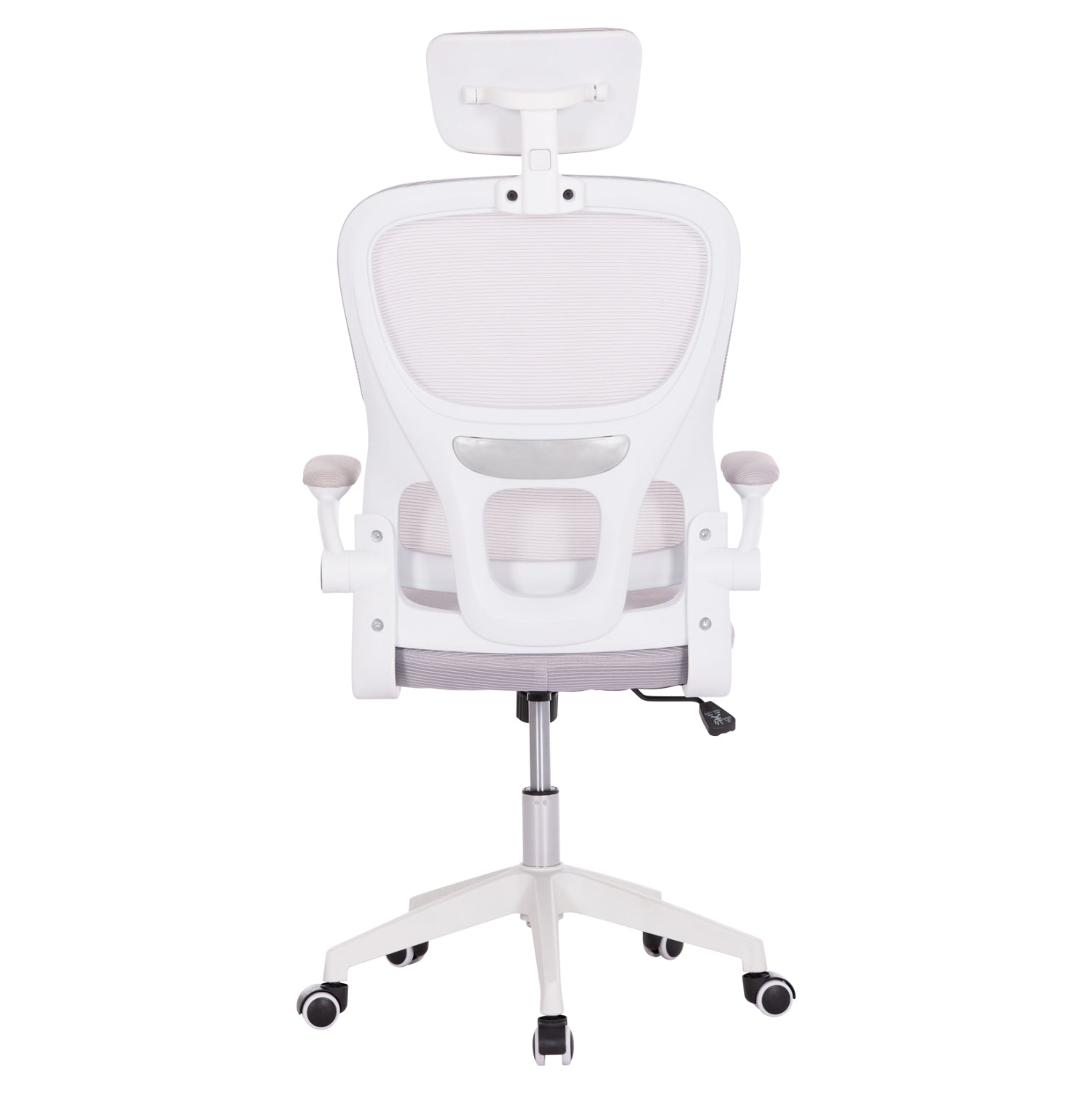 ΚΑΡΕΚΛΑ ΓΡΑΦΕΙΟΥ BASTON HM18236.03 ΓΚΡΙ MESH & ΛΕΥΚΟΣ PP ΣΚΕΛΕΤΟΣ 64x60x127Υεκ. - Pakobazaar