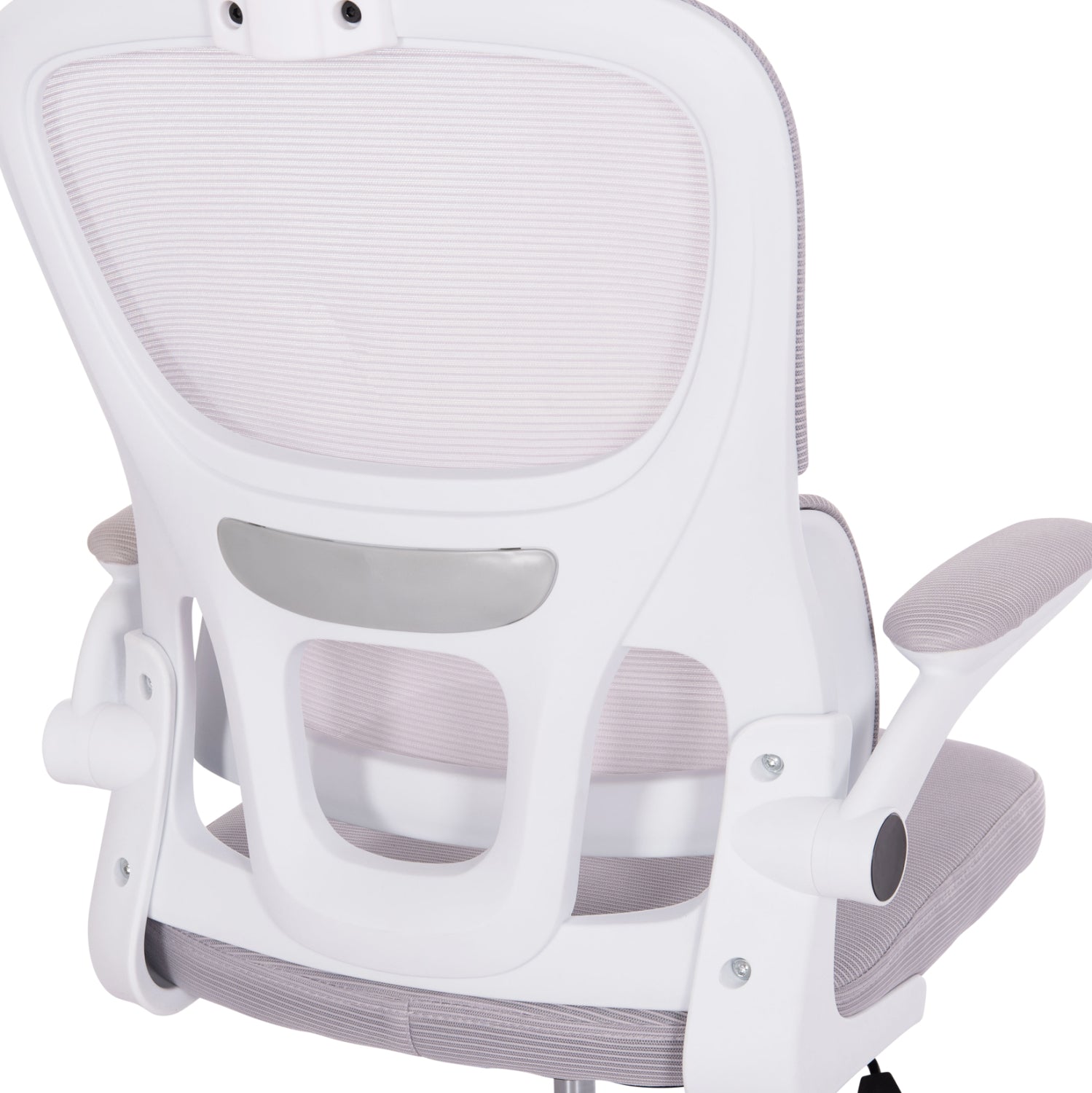 ΚΑΡΕΚΛΑ ΓΡΑΦΕΙΟΥ BASTON HM18236.03 ΓΚΡΙ MESH & ΛΕΥΚΟΣ PP ΣΚΕΛΕΤΟΣ 64x60x127Υεκ. - Pakobazaar