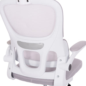 ΚΑΡΕΚΛΑ ΓΡΑΦΕΙΟΥ BASTON HM18236.03 ΓΚΡΙ MESH & ΛΕΥΚΟΣ PP ΣΚΕΛΕΤΟΣ 64x60x127Υεκ. - Pakobazaar