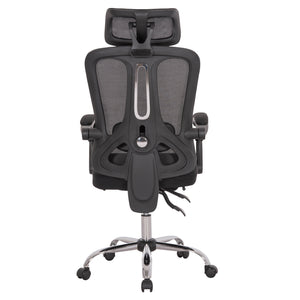 ΚΑΡΕΚΛΑ ΓΡΑΦΕΙΟΥ BARNET HM18258.01 ΜΑΥΡΟ MESH-ΜΑΥΡΟΣ ΣΚΕΛΕΤΟΣ NYLON 61x62x123Υ - Pakobazaar