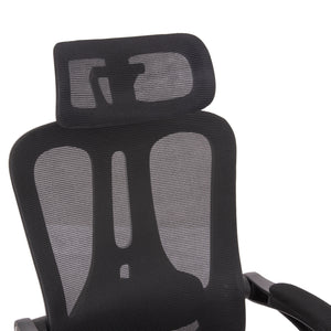 ΚΑΡΕΚΛΑ ΓΡΑΦΕΙΟΥ BARNET HM18258.01 ΜΑΥΡΟ MESH-ΜΑΥΡΟΣ ΣΚΕΛΕΤΟΣ NYLON 61x62x123Υ - Pakobazaar