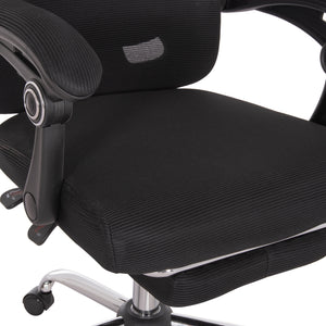 ΚΑΡΕΚΛΑ ΓΡΑΦΕΙΟΥ BARNET HM18258.01 ΜΑΥΡΟ MESH-ΜΑΥΡΟΣ ΣΚΕΛΕΤΟΣ NYLON 61x62x123Υ - Pakobazaar