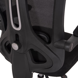 ΚΑΡΕΚΛΑ ΓΡΑΦΕΙΟΥ BARNET HM18258.01 ΜΑΥΡΟ MESH-ΜΑΥΡΟΣ ΣΚΕΛΕΤΟΣ NYLON 61x62x123Υ - Pakobazaar