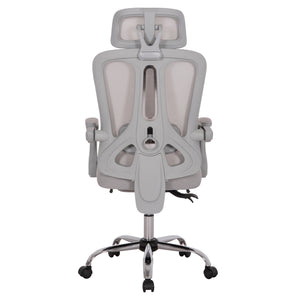 ΚΑΡΕΚΛΑ ΓΡΑΦΕΙΟΥ BARNET HM18258.02 ΓΚΡΙ MESH-ΓΚΡΙ ΣΚΕΛΕΤΟΣ NYLON 61x62x123Υ - Pakobazaar