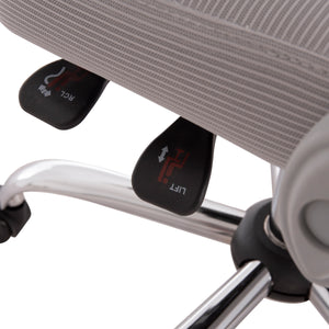 ΚΑΡΕΚΛΑ ΓΡΑΦΕΙΟΥ BARNET HM18258.02 ΓΚΡΙ MESH-ΓΚΡΙ ΣΚΕΛΕΤΟΣ NYLON 61x62x123Υ - Pakobazaar