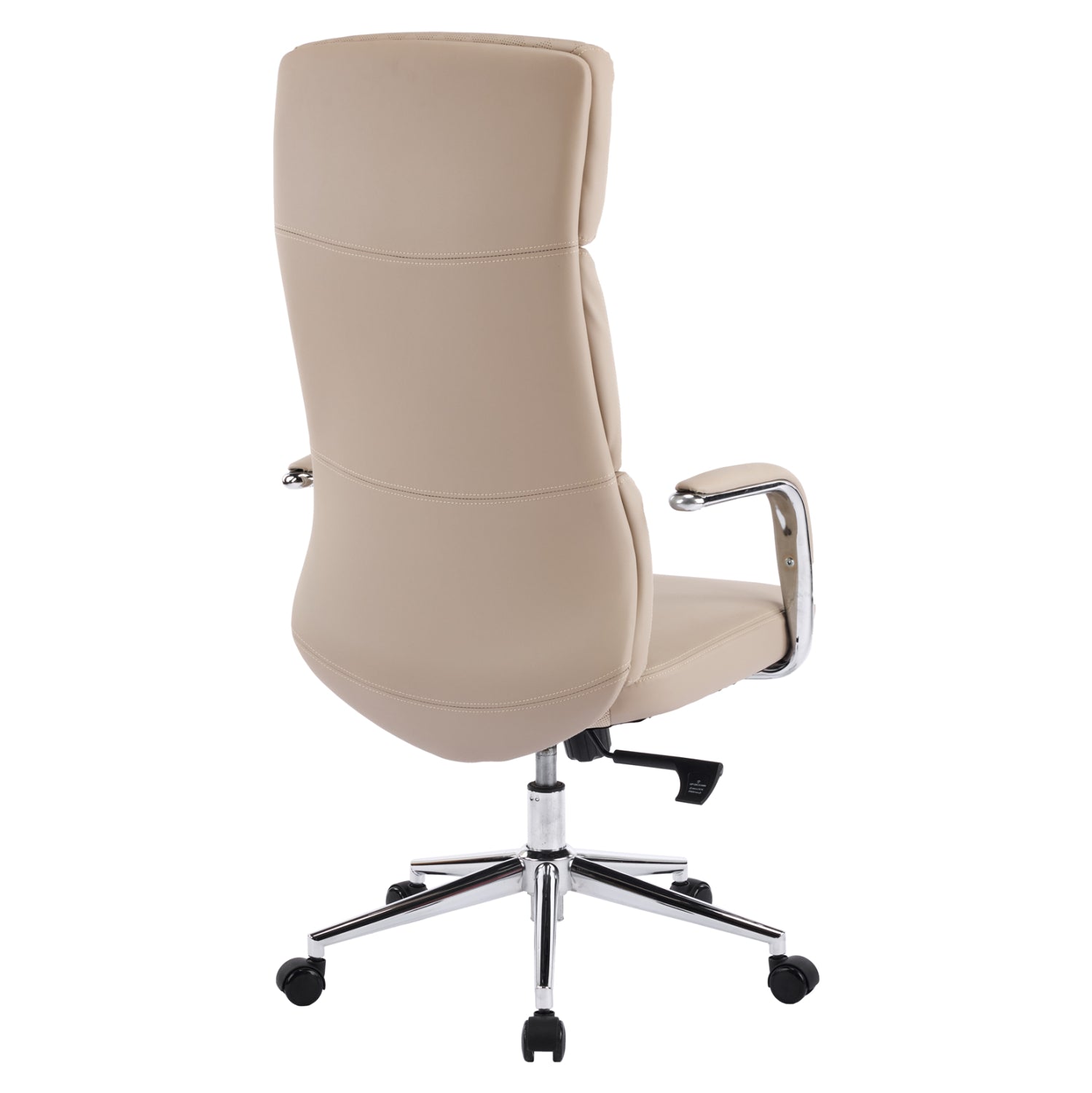 ΚΑΡΕΚΛΑ ΓΡΑΦΕΙΟΥ MEITE HM18353.02 ΜΠΕΖ PU ΔΕΡΜΑ--ΒΑΣΗ ΧΡΩΜΙΟΥ 66x71x127Υεκ