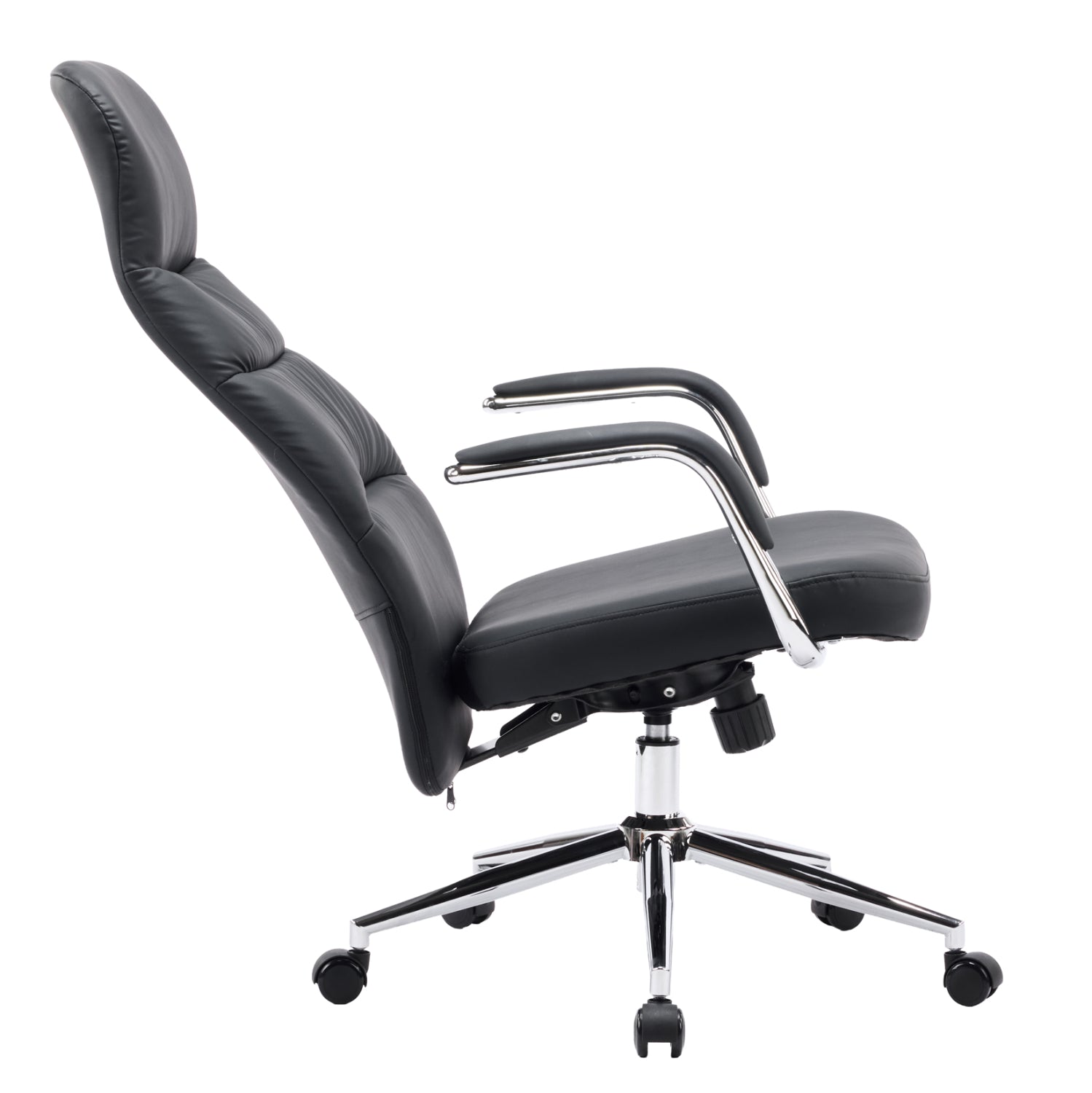 ΚΑΡΕΚΛΑ ΓΡΑΦΕΙΟΥ TEETER HM18355.01 ΜΑΥΡΟ PU ΔΕΡΜΑ--ΒΑΣΗ ΧΡΩΜΙΟΥ 67x66x121Υεκ - Pakobazaar